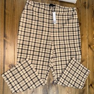 NWT 1.State Sz 2x Plaid Slacks